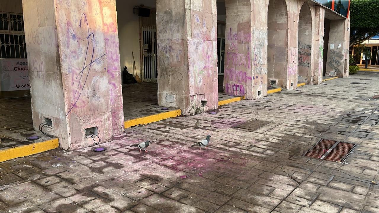 $!Analiza INAH sustitución de cantera en Palacio Municipal de Mazatlán