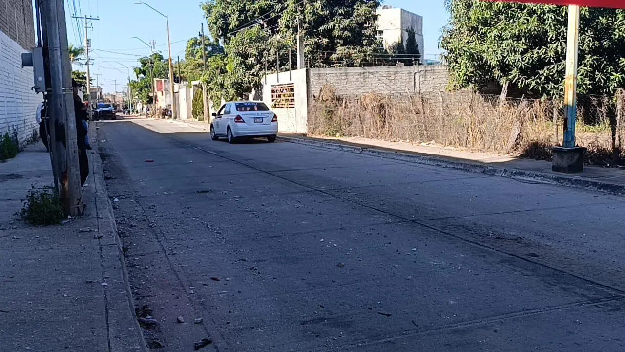 $!Paredones fue escenario del enfrentamiento armado de este domingo en Escuinapa