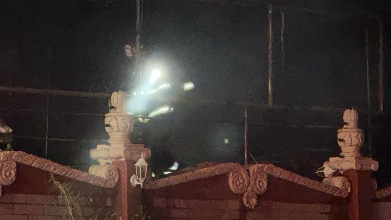 $!Incendio en la hacienda San Francisco, en Culiacán, provoca la movilización de Bomberos y agentes de seguridad