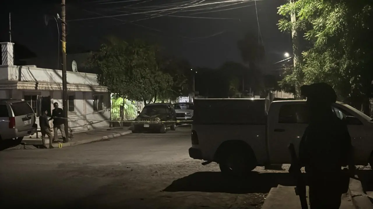$!Hieren a balazos a dos hombres en la colonia El Palmito, en Culiacán