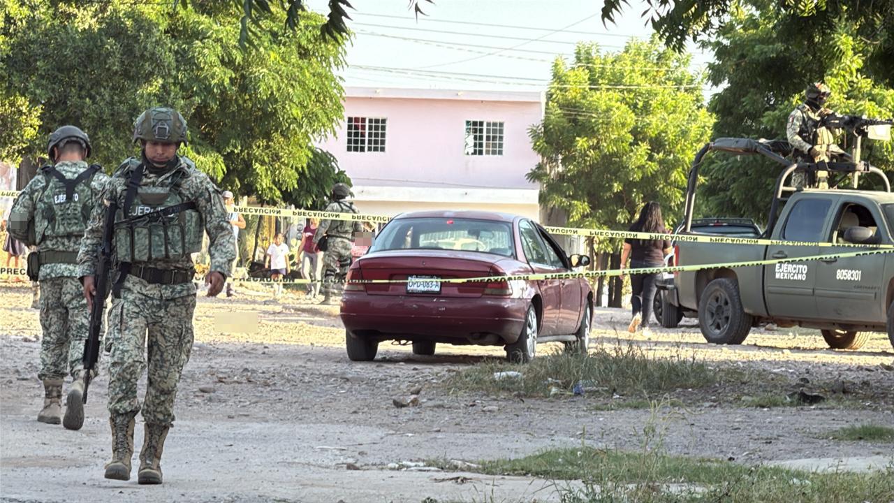 $!Dos ataques armados dejan un hombre sin vida y otro herido en la colonia Esthela Ortiz, en Culiacán