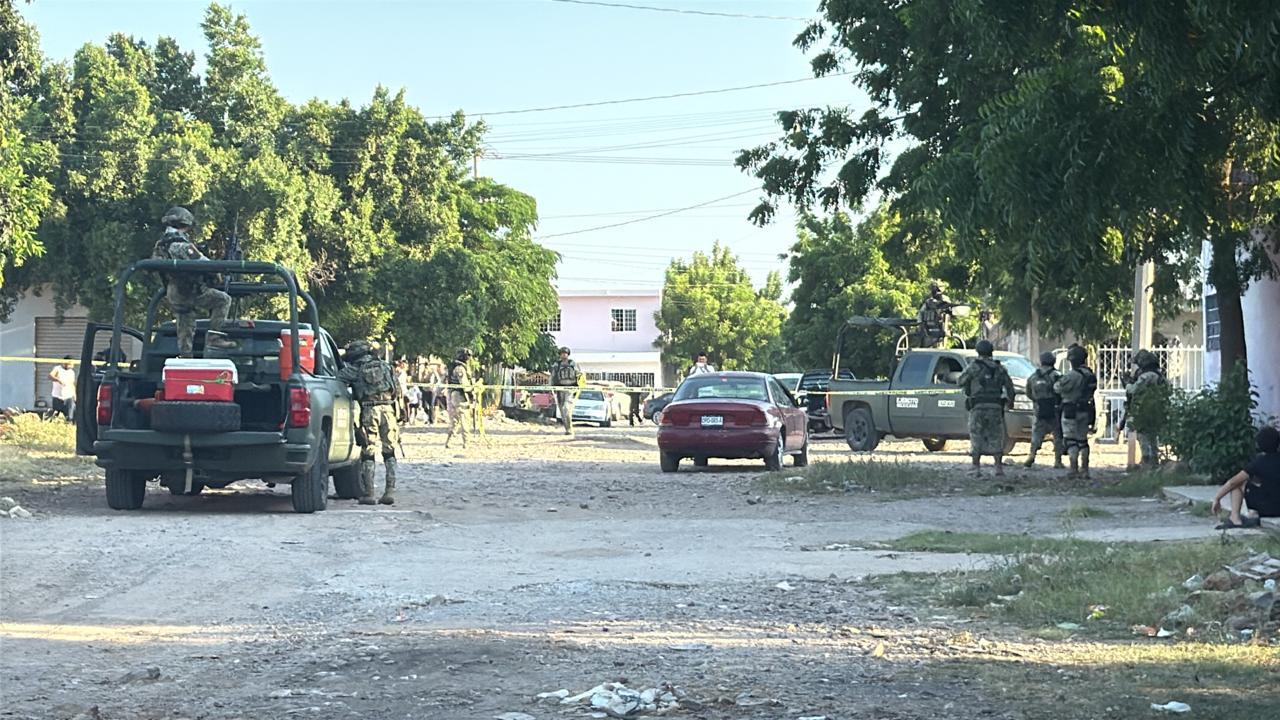 $!Dos ataques armados dejan un hombre sin vida y otro herido en la colonia Esthela Ortiz, en Culiacán