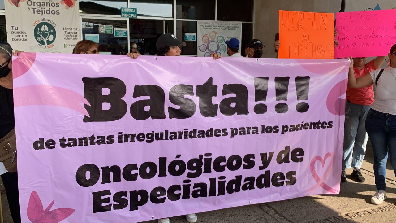 $!Pacientes oncológicos del IMSS en Mazatlán claman por tratamiento digno