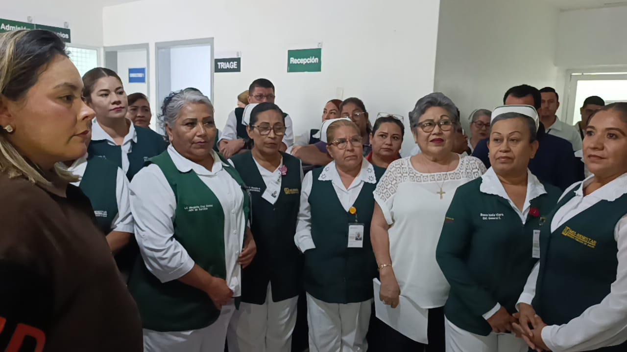 $!Piden más seguridad personal de IMSS Bienestar a Gobernadora, en Escuinapa