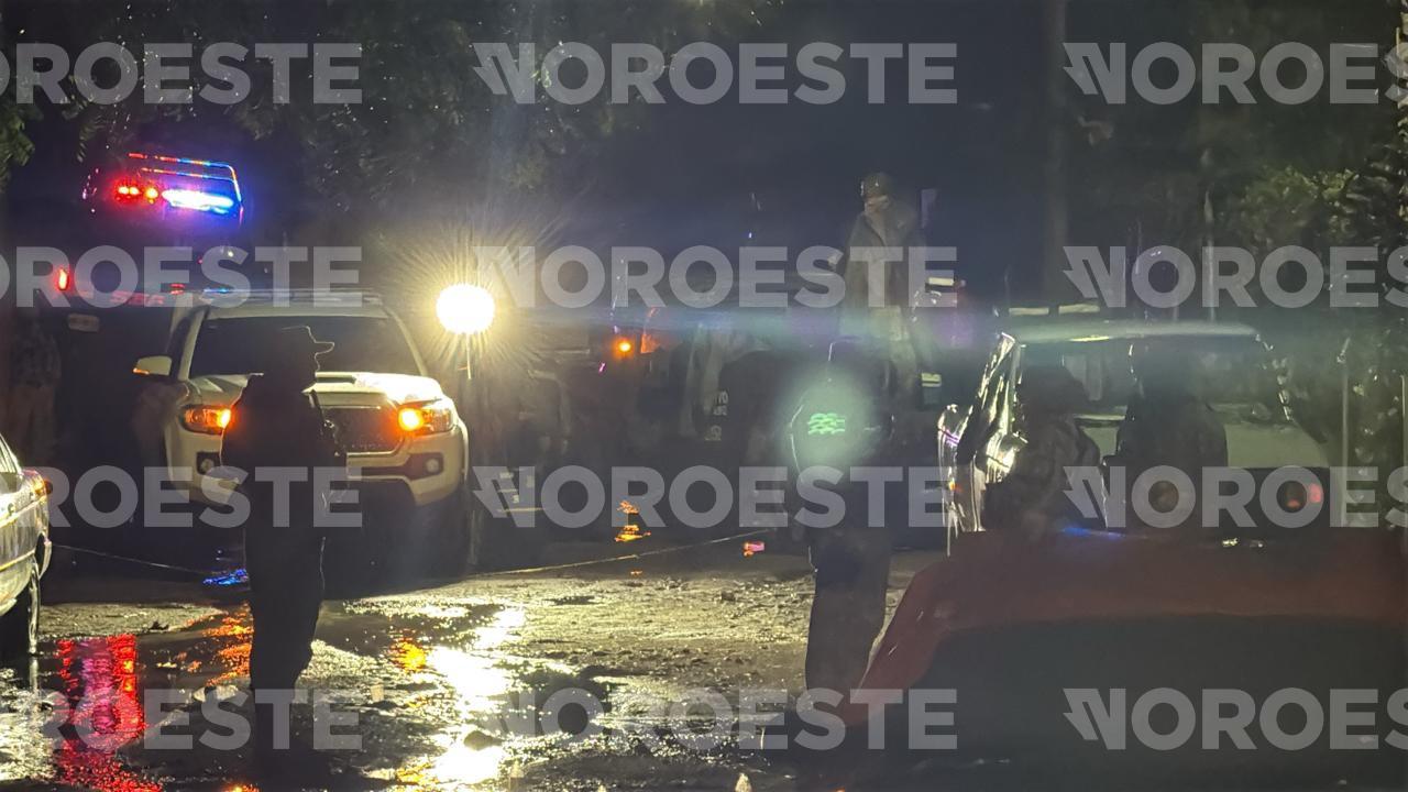 $!Asesinan a balazos a una persona en colonia Los Alamitos, al norte de Culiacán