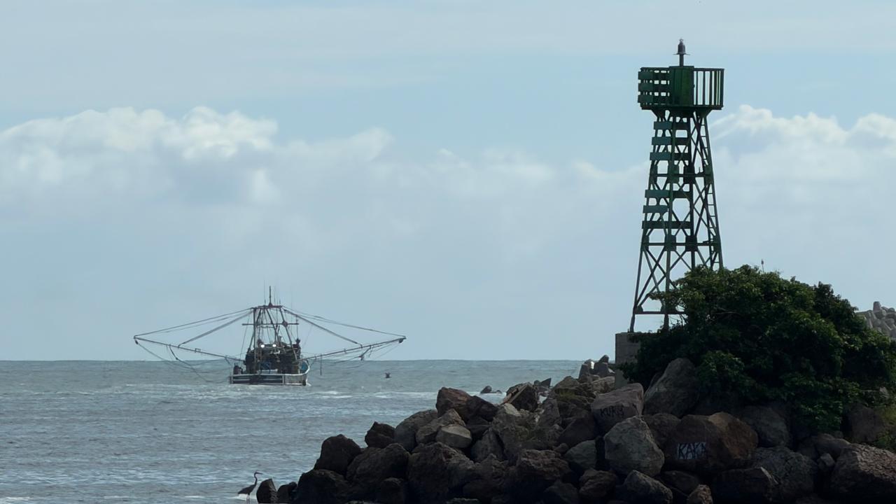 $!Comienzan a salir barcos camaroneros de Mazatlán vía lastre ante próxima temporada de capturas en altamar