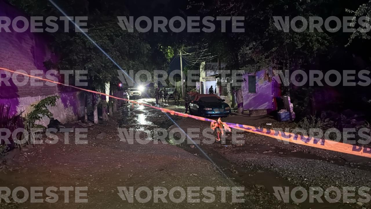 $!Asesinan a balazos a una persona en colonia Los Alamitos, al norte de Culiacán