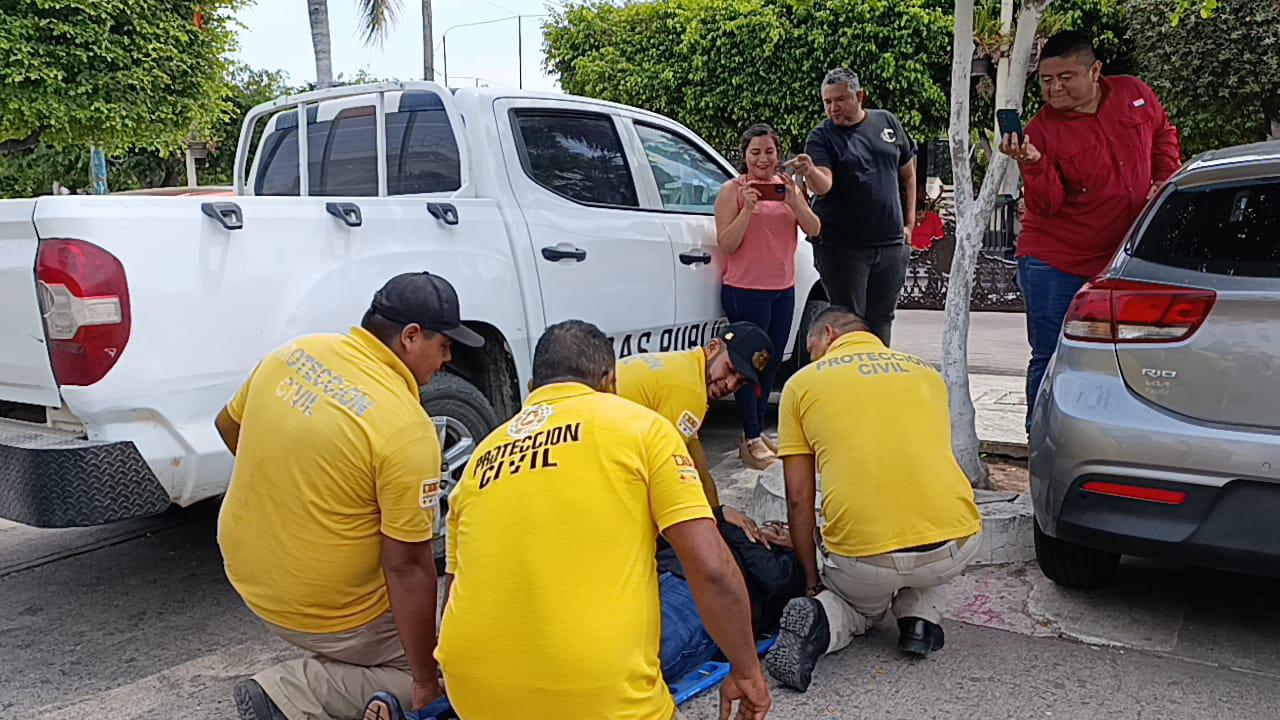 $!Realizan Simulacro Nacional en Ayuntamiento de Escuinapa