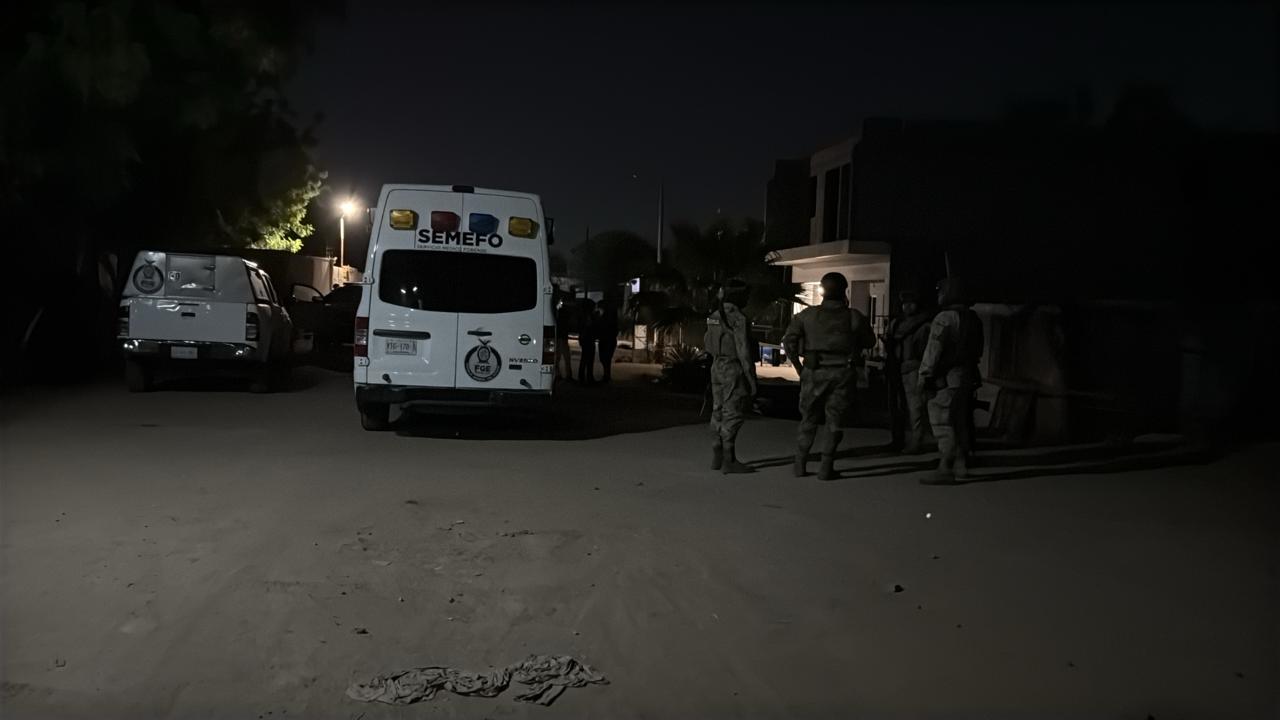 $!Cuatro horas después, atienden autoridades homicidio en Bachigualato