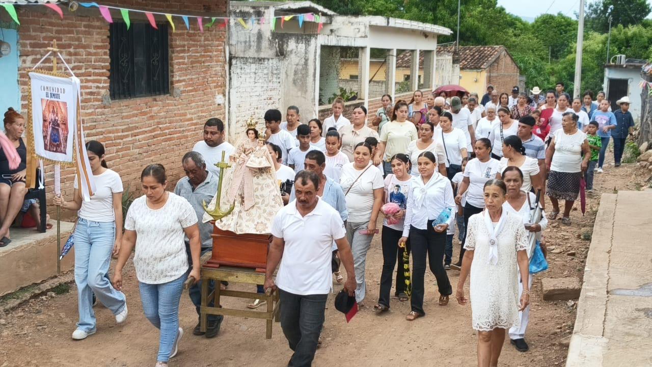 $!Realizan en Cacalotán, Rosario, la segunda edición de la cabalgata en honor a Nuestra Señora de Loreto