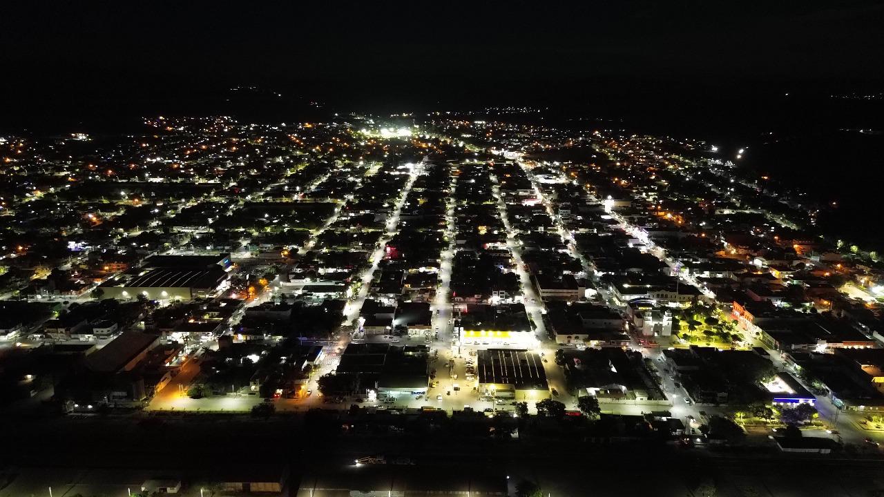 $!La Cruz estrena alumbrado público LED en el sector Centro