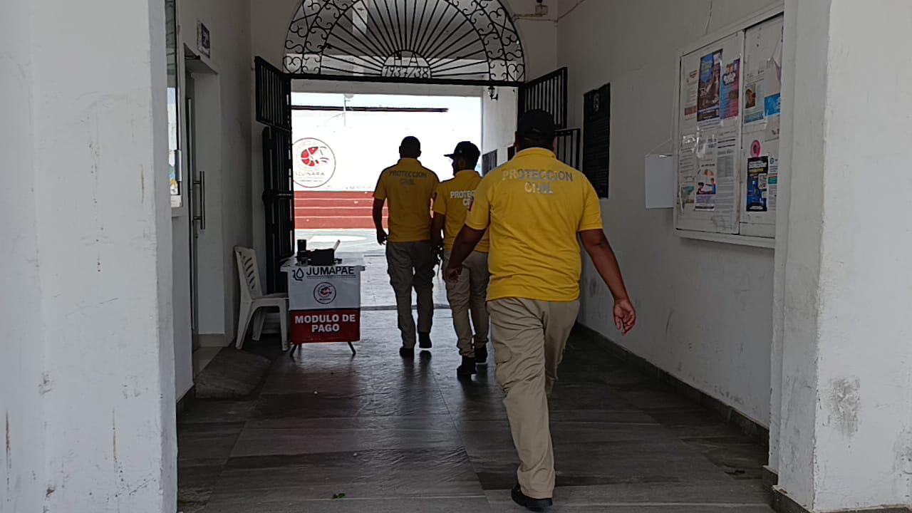 $!Realizan Simulacro Nacional en Ayuntamiento de Escuinapa