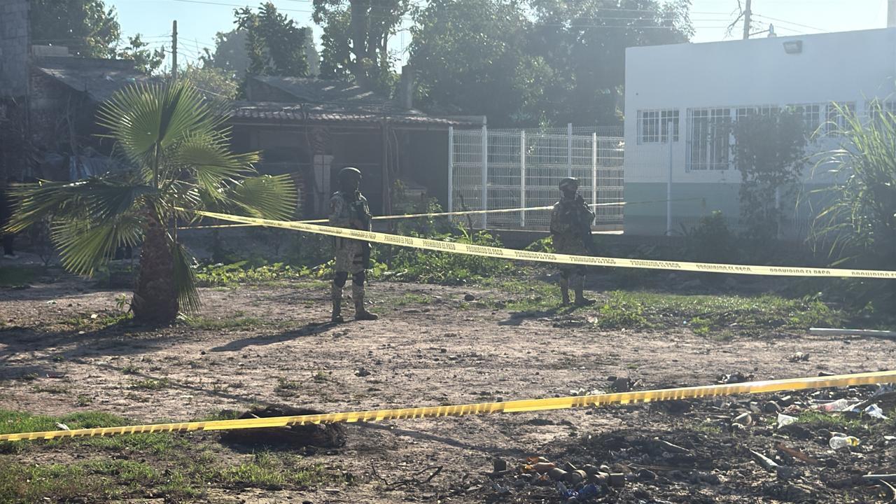 $!Asesinan a joven con equipo táctico en la sindicatura de Villa Juárez, en Navolato