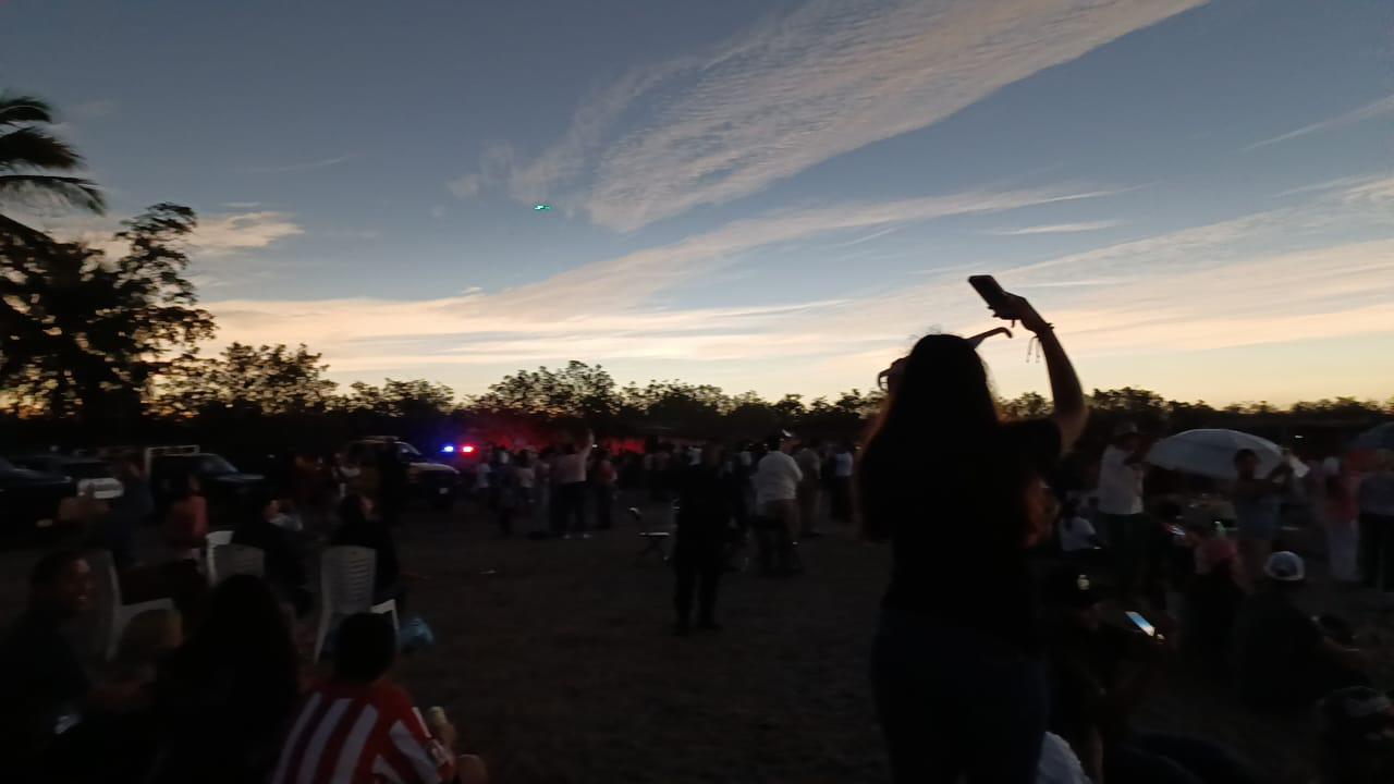 $!Gran trabajo el realizado para observar el Eclipse Solar en Escuinapa: Alcaldesa