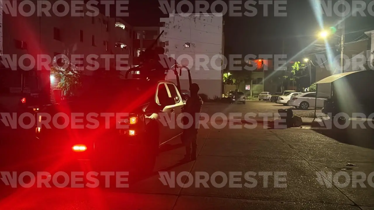 $!Balean a un hombre en andadores del Infonavit Las Flores, en Culiacán