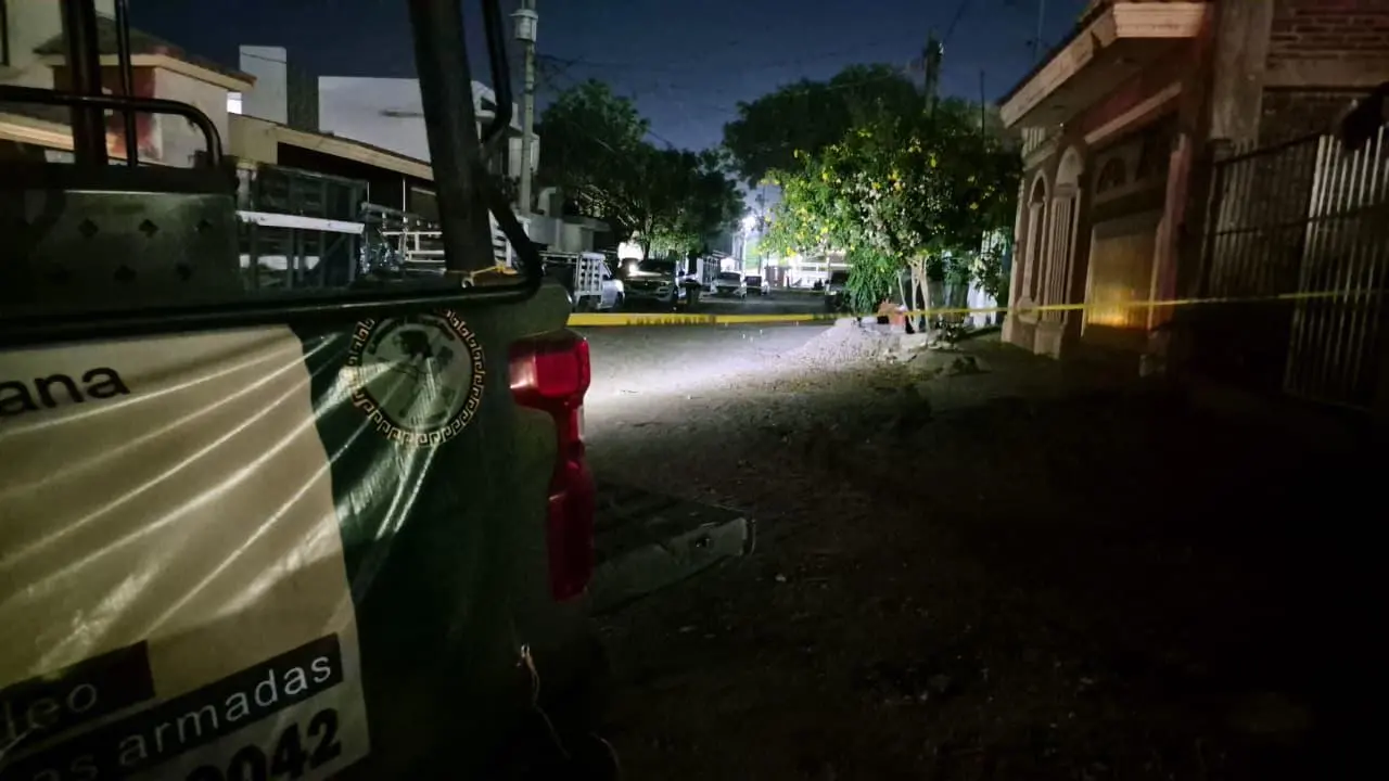 $!Hieren a balazos a un hombre en la colonia Felipe Ángeles, en Culiacán
