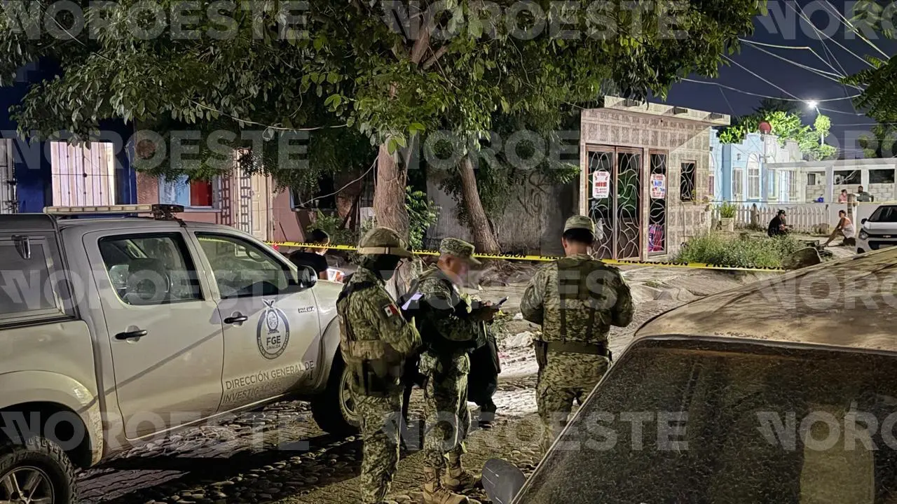 $!Un muerto y un herido deja ataque armado en el fraccionamiento Villa Tutuli de Mazatlán