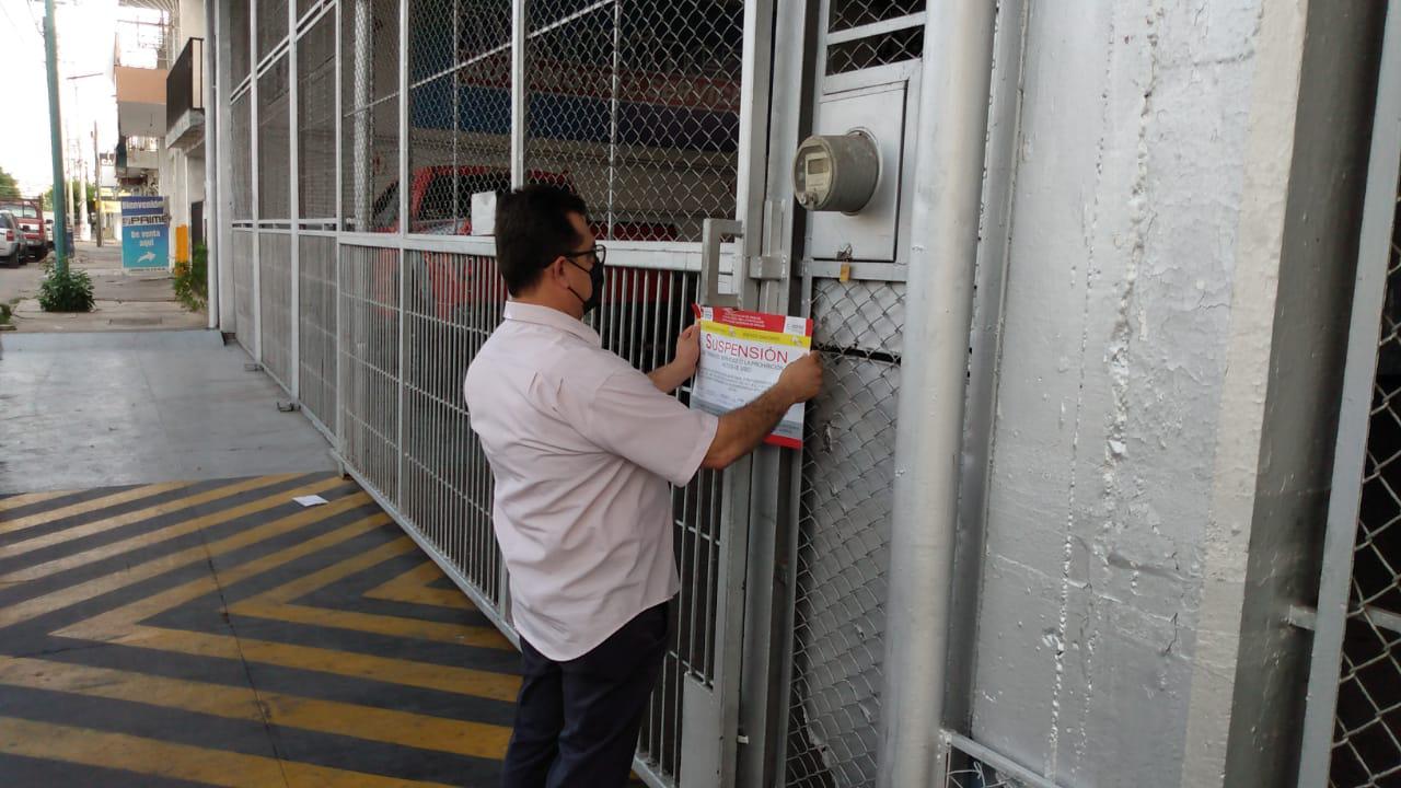 $!Suspenden dos negocios en Culiacán por incumplir con protocolos de sanidad contra el Covid-19