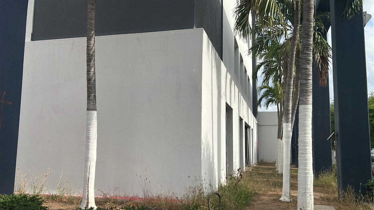 $!Fiscalía de Sinaloa borra en pocas horas pintas feministas tras protesta por casos de violencia