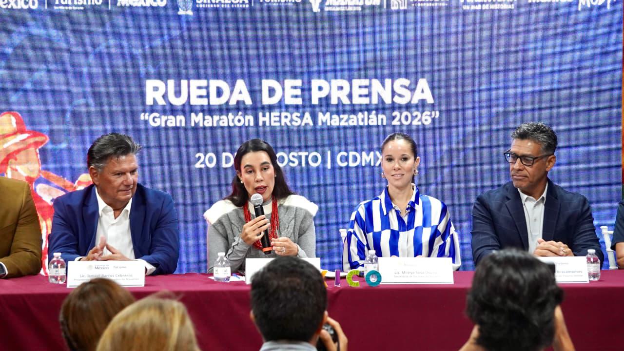 $!Gran Maratón Mazatlán 2026 se presenta en la CDMX
