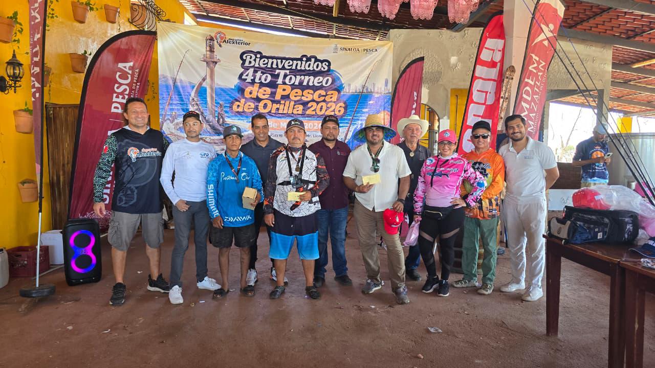 $!Lino Leyva se lleva los máximos honores en el Cuarto Torneo de Pesca de Orilla Deportes Alexterior