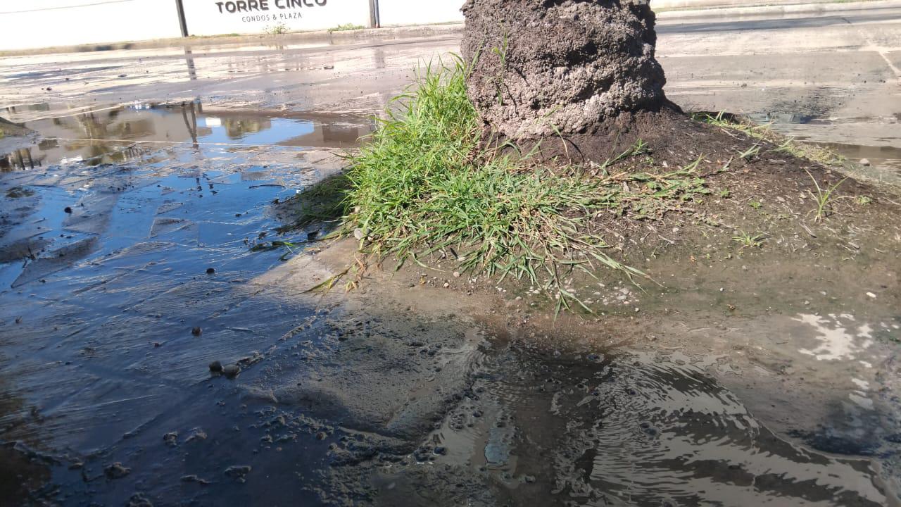 $!Dura cerca de 14 horas inundación de tramo de la Avenida Cruz Lizárraga tras lluvias en Mazatlán