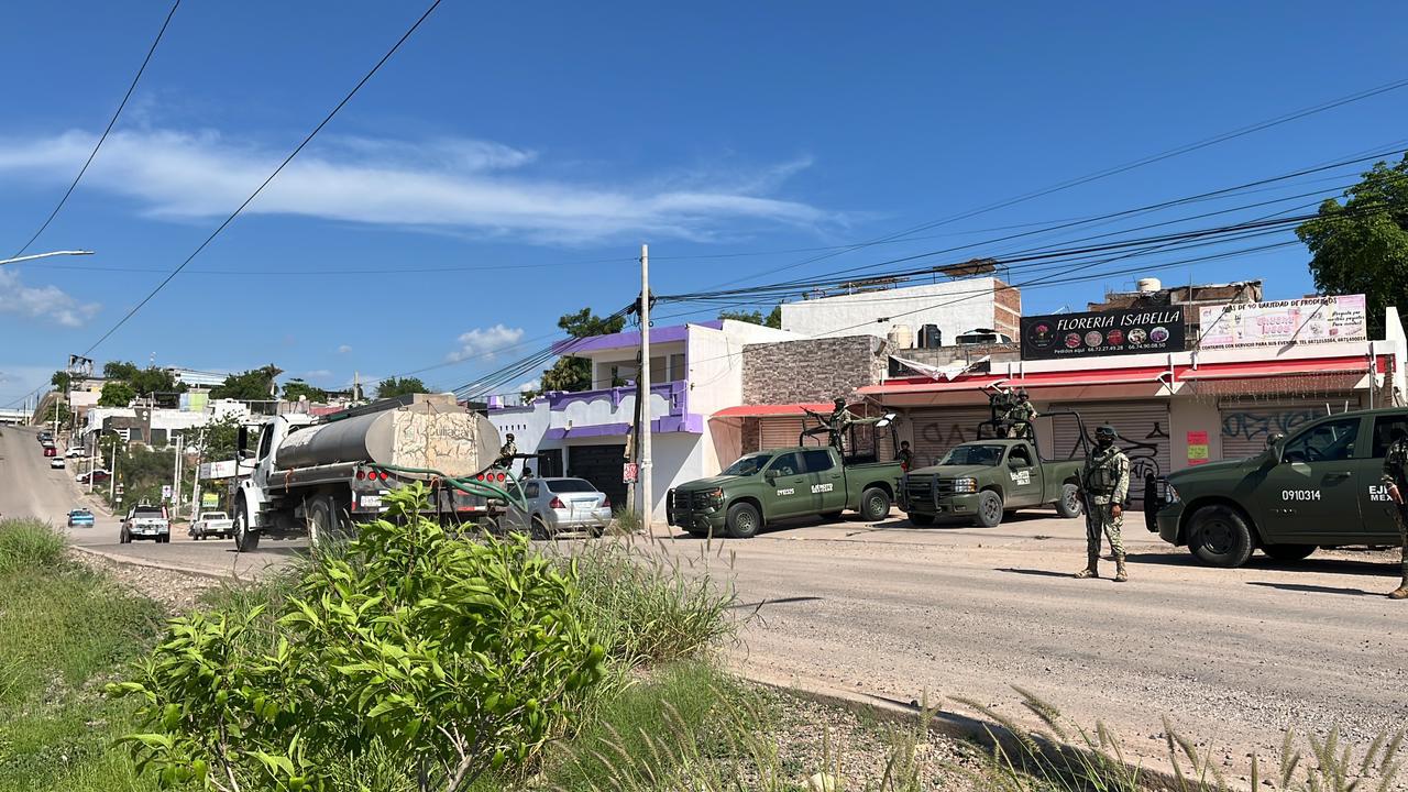 $!Detienen a hombre armado con vehículo robado en la colonia Progreso, Culiacán