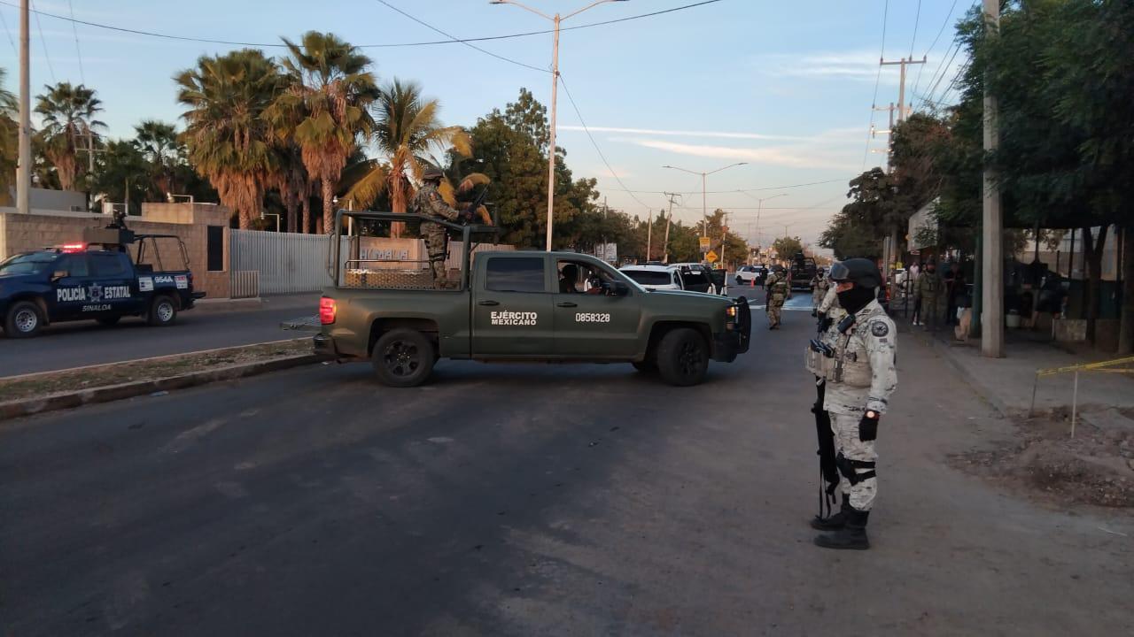 $!Enfrentamiento en Culiacán deja 2 muertos y 6 heridos