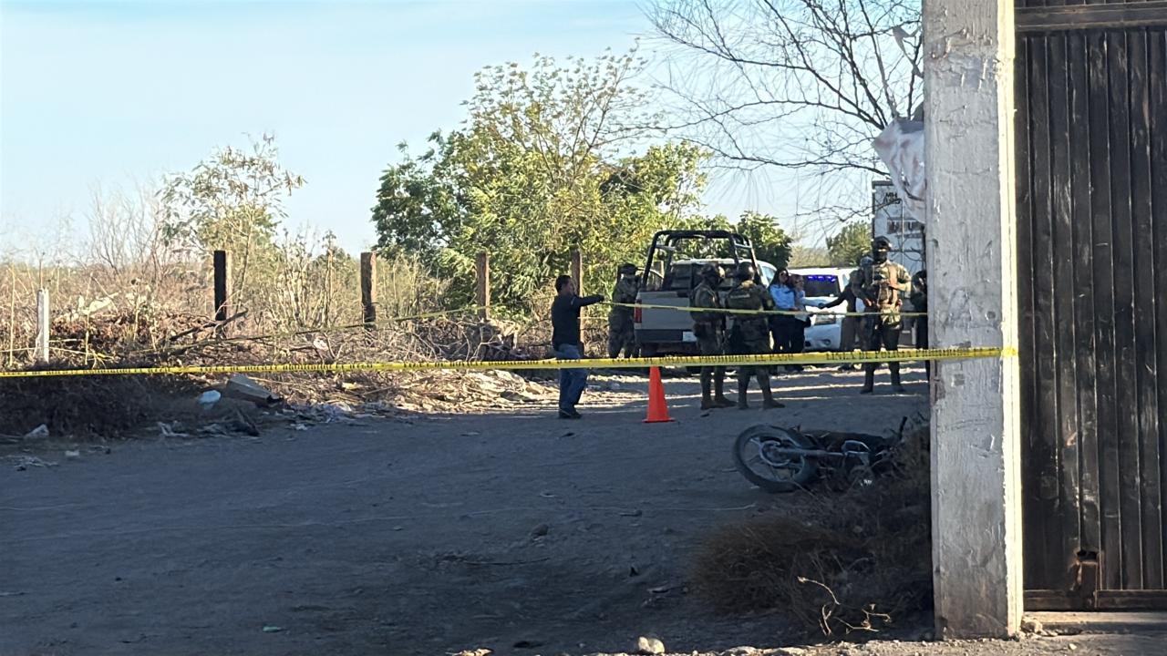 $!Asesinan a motociclista en Campo El 10, al sur de Culiacán
