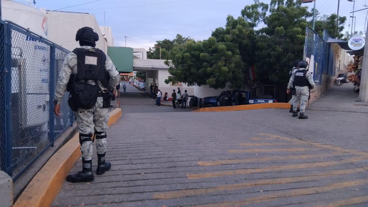 $!Enfrentamiento en La Cruz deja un herido; fue auxiliado por militares