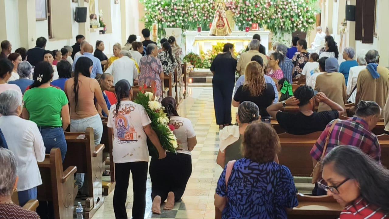 $!Kenia Lizeth ‘paga’ manda a la Virgen de Loreto al recibir una segunda oportunidad de vida