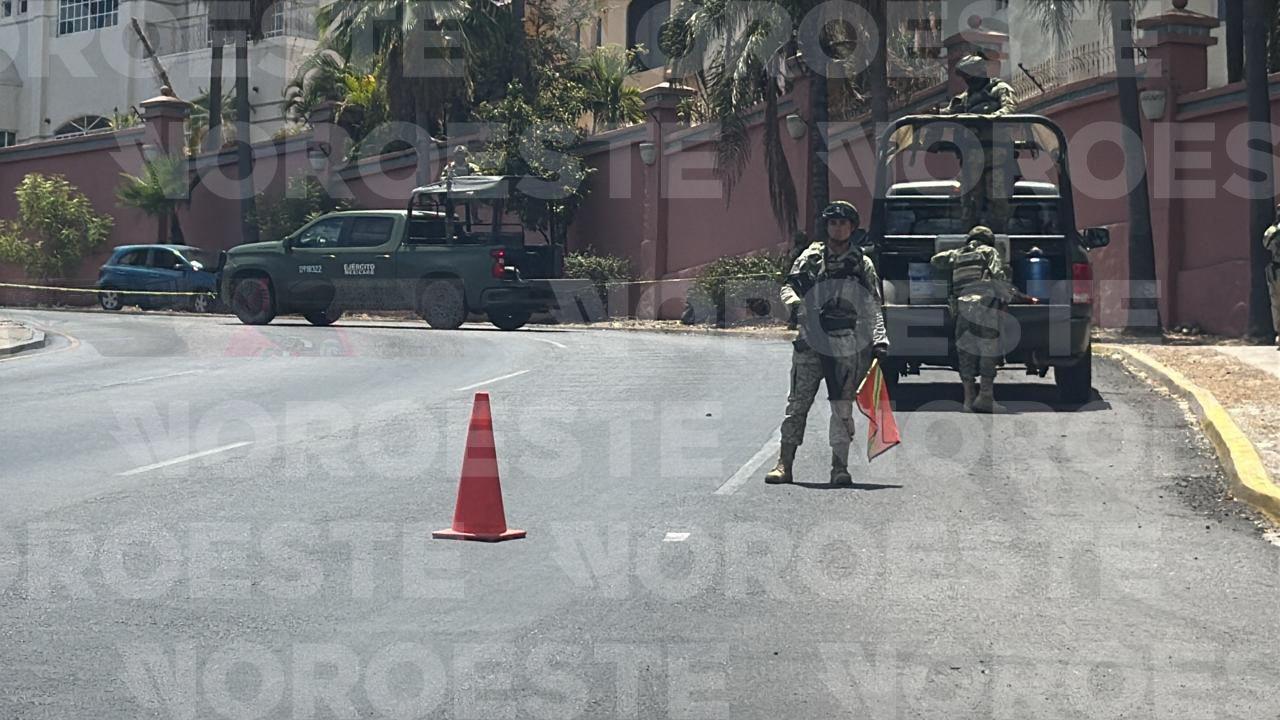 $!Persecución tras balacera en Cañadas termina con dos detenidos, en Culiacán