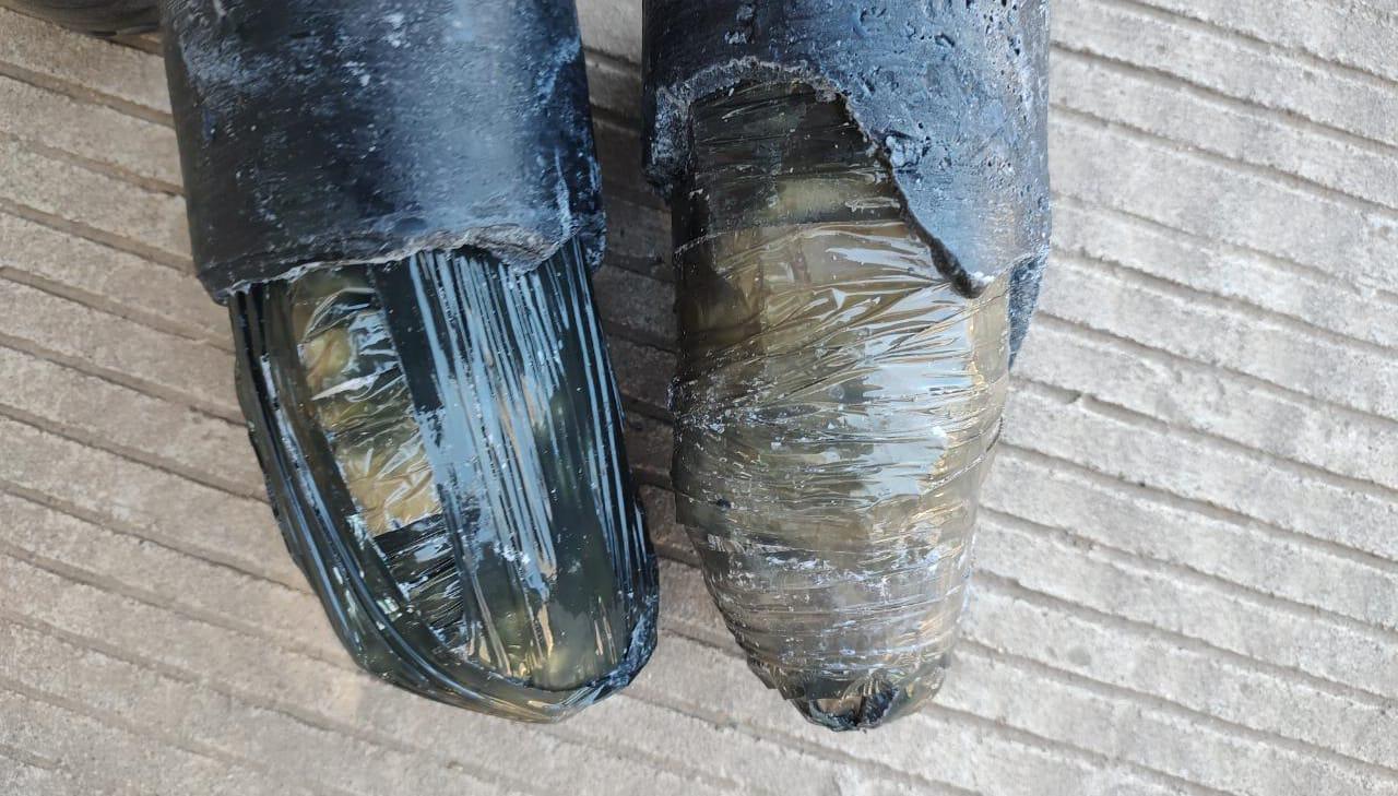 $!Guardia Nacional asegura cirios negros con cristal en Culiacán