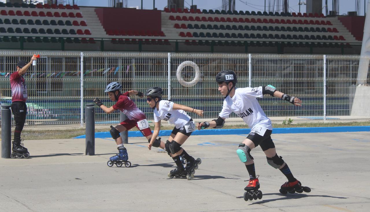 $!Domina Mazatlán medallero del patinaje de velocidad, en la etapa estatal de Juegos Conade