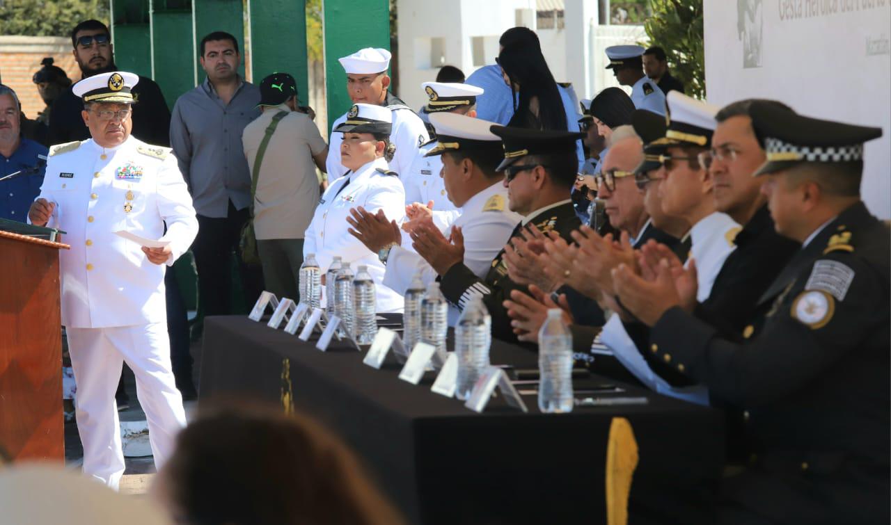 $!Celebran en Mazatlán el 111 aniversario de la gesta heróica de la defensa del Puerto de Veracruz