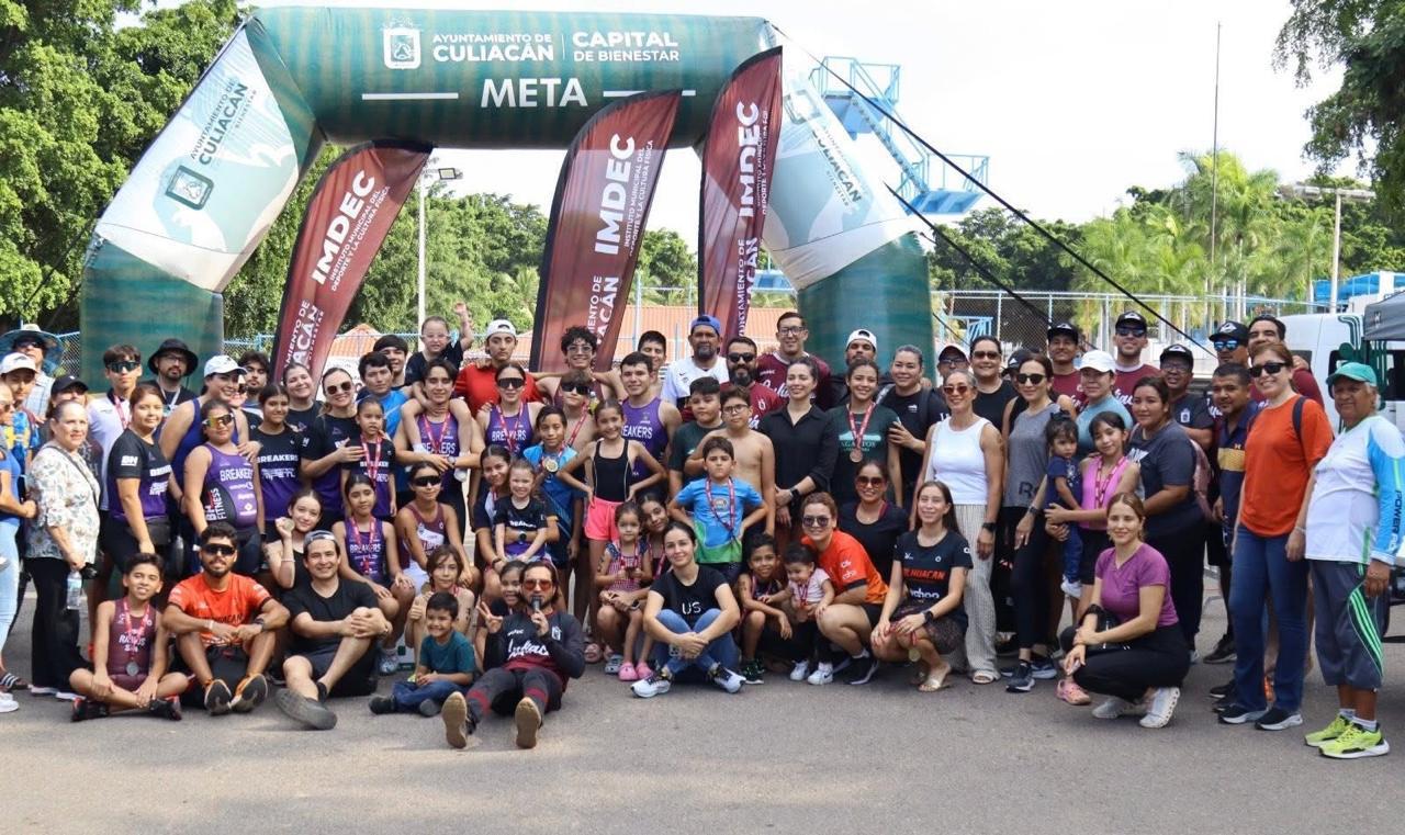 $!Fiesta deportiva en Culiacán: 80 atletas brillan en el Acuatlón 2025 rumbo a la Olimpiada Conade