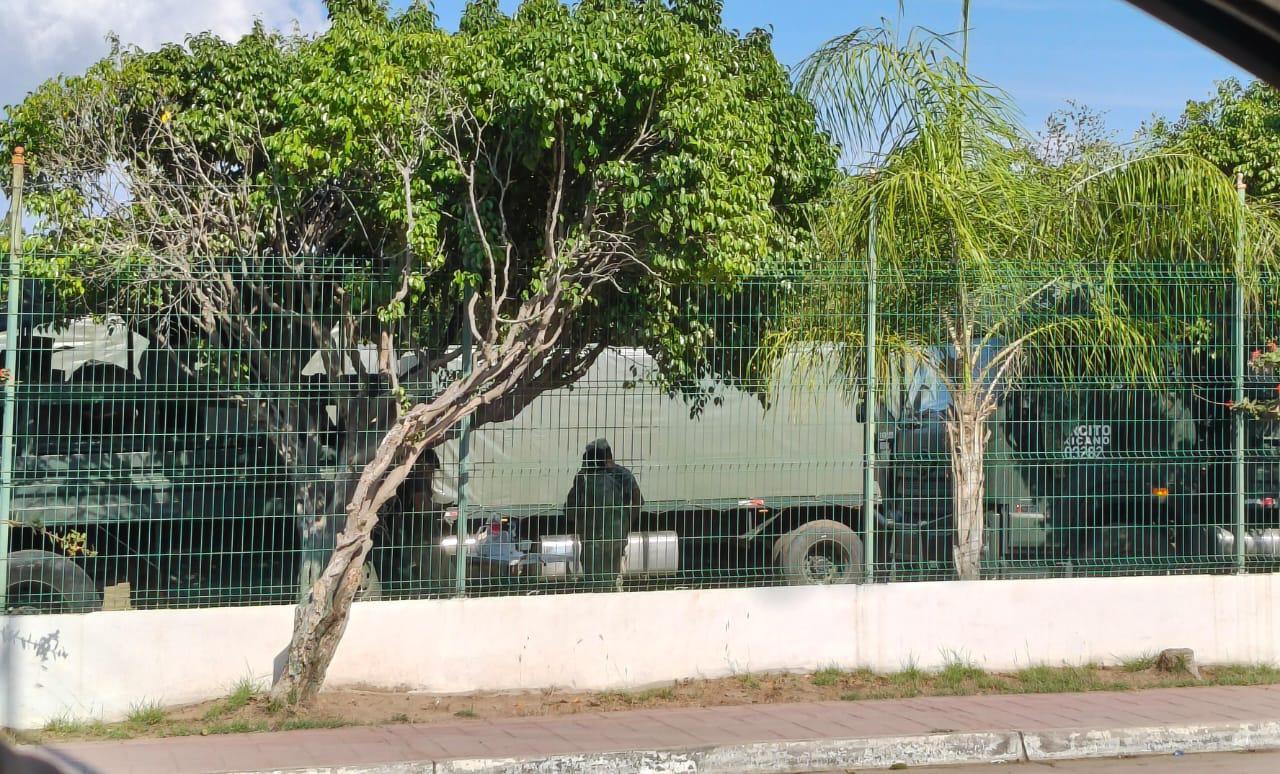 $!Ejército Mexicano instala base en la cabecera municipal de Rosario