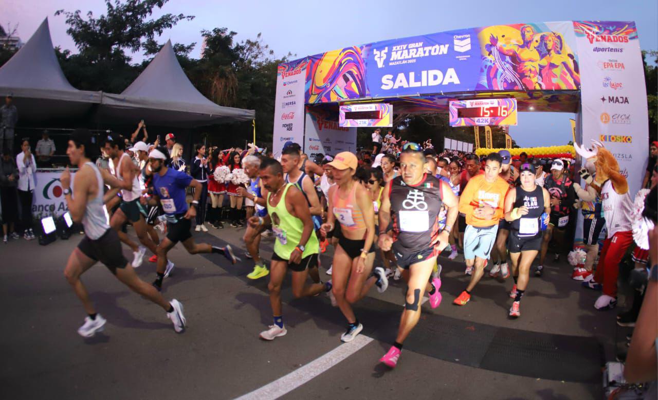 $!Mazatlán tiene fin de semana con ‘casa llena’ gracias al Gran Maratón Chevron Mazatlán 2025