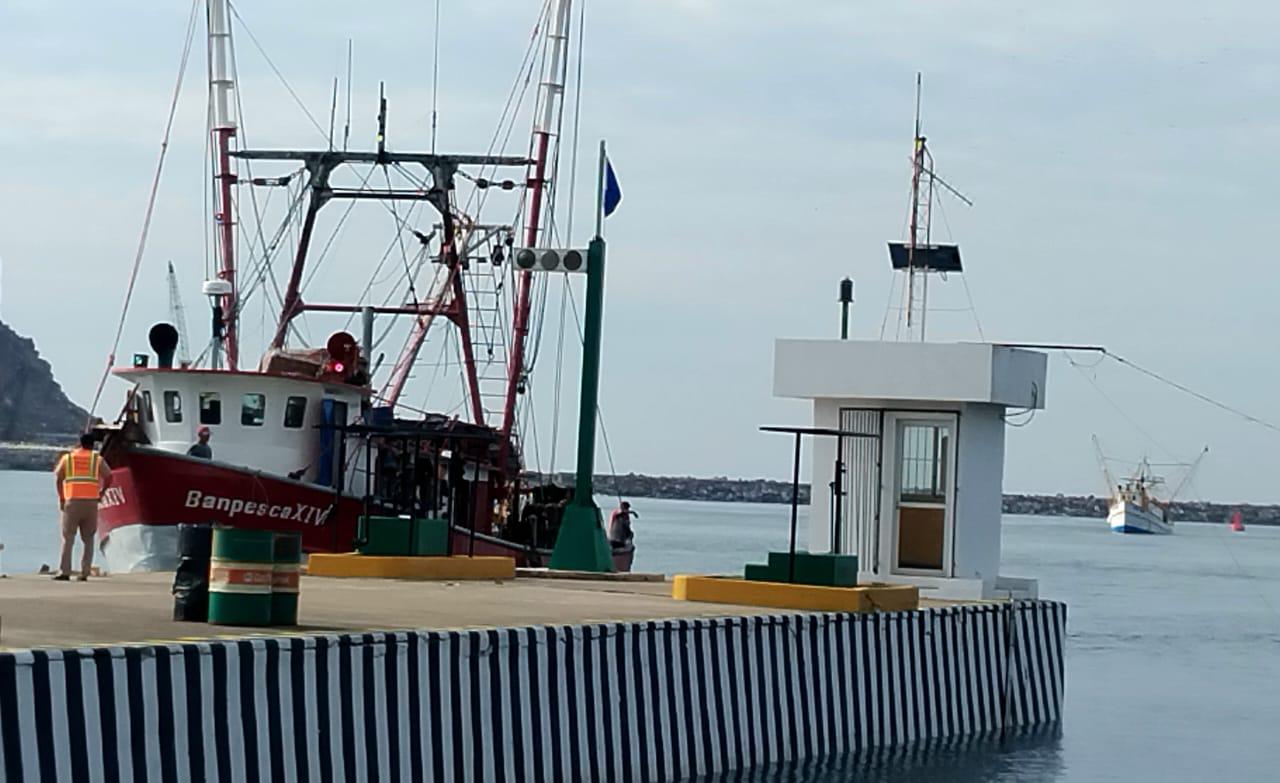 $!Barcos camaroneros se resguardan en el puerto de Mazatlán por ‘Priscilla’