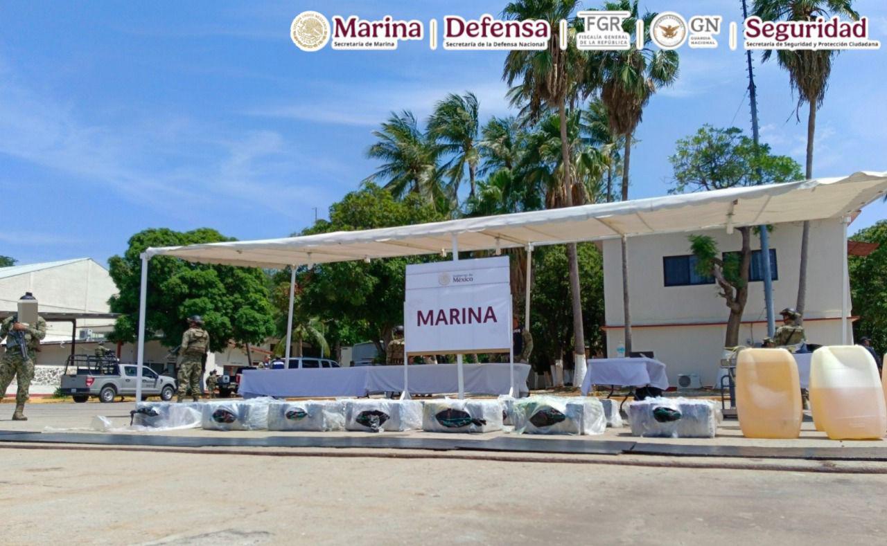 $!Aseguran más de media tonelada de cocaína en costas de Oaxaca