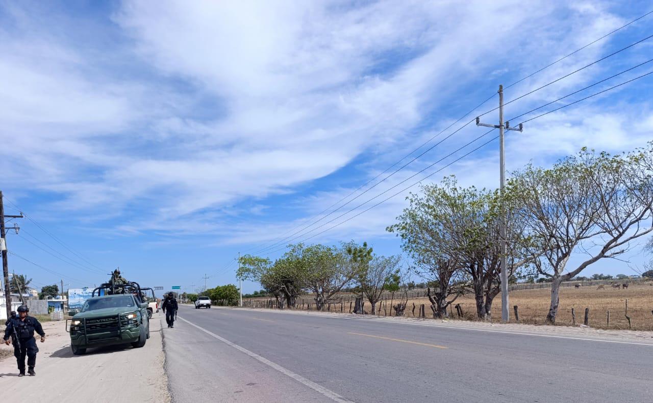$!Refuerzan seguridad en Escuinapa por las Fiestas del Mar de las Cabras