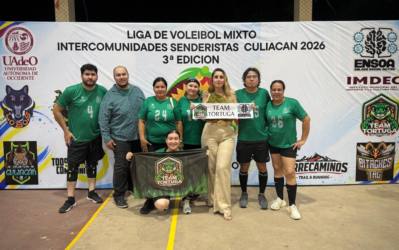 $!Inauguran la tercera edición de la Liga de Voleibol Mixta Senderistas en Culiacán