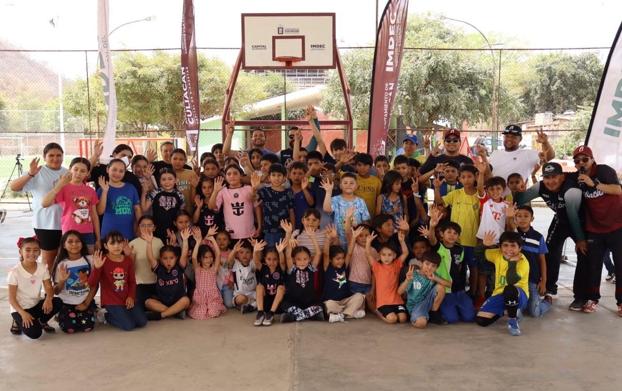 $!Imdec divierte a niños y jóvenes de la sindicatura de Jesús María, en Culiacán