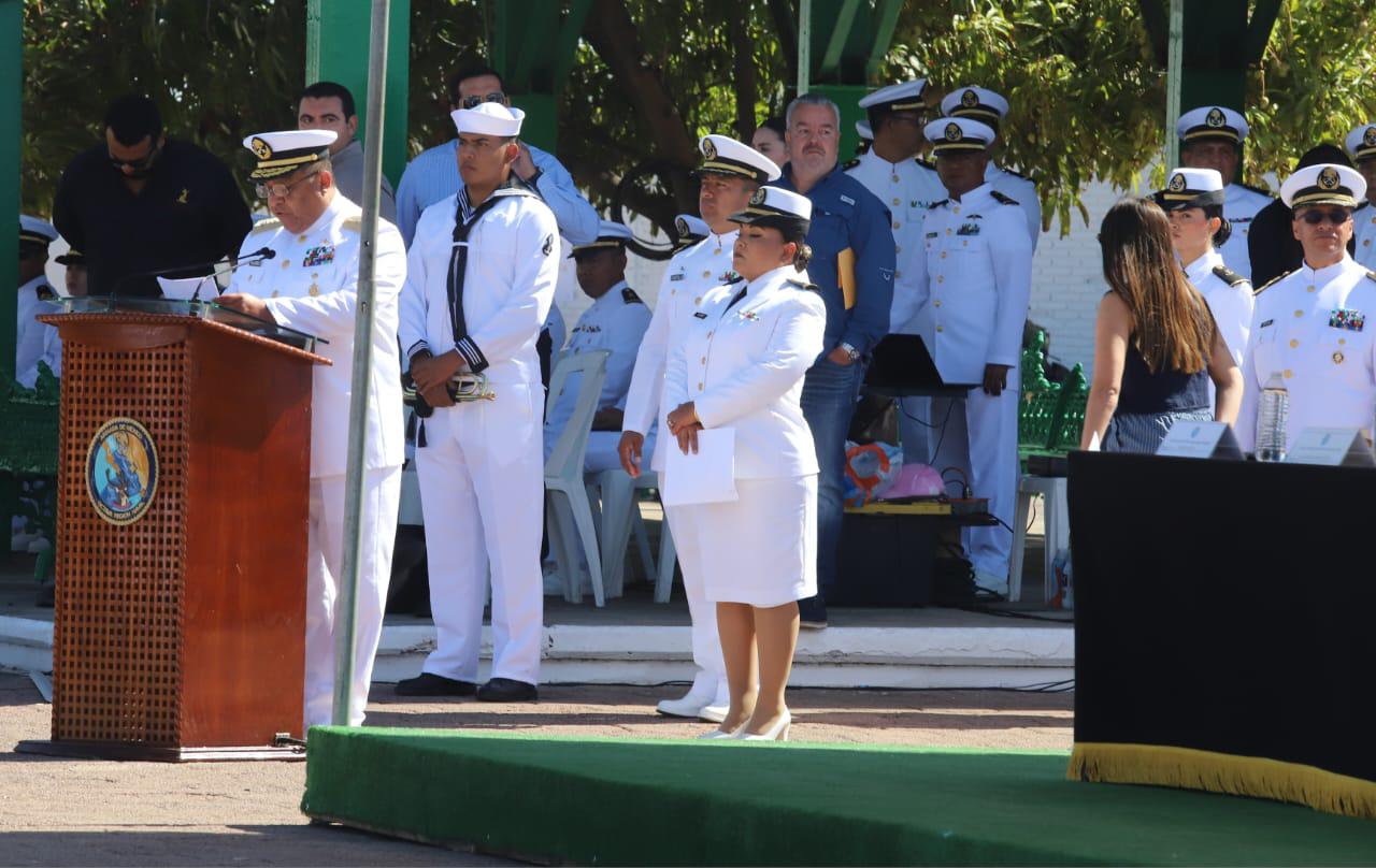 $!Celebran en Mazatlán el 111 aniversario de la gesta heróica de la defensa del Puerto de Veracruz