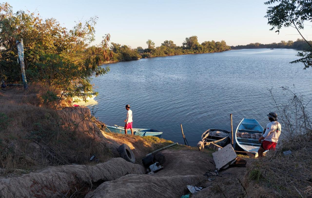 $!Jornalero desaparece en el río Presidio, al sur de Mazatlán