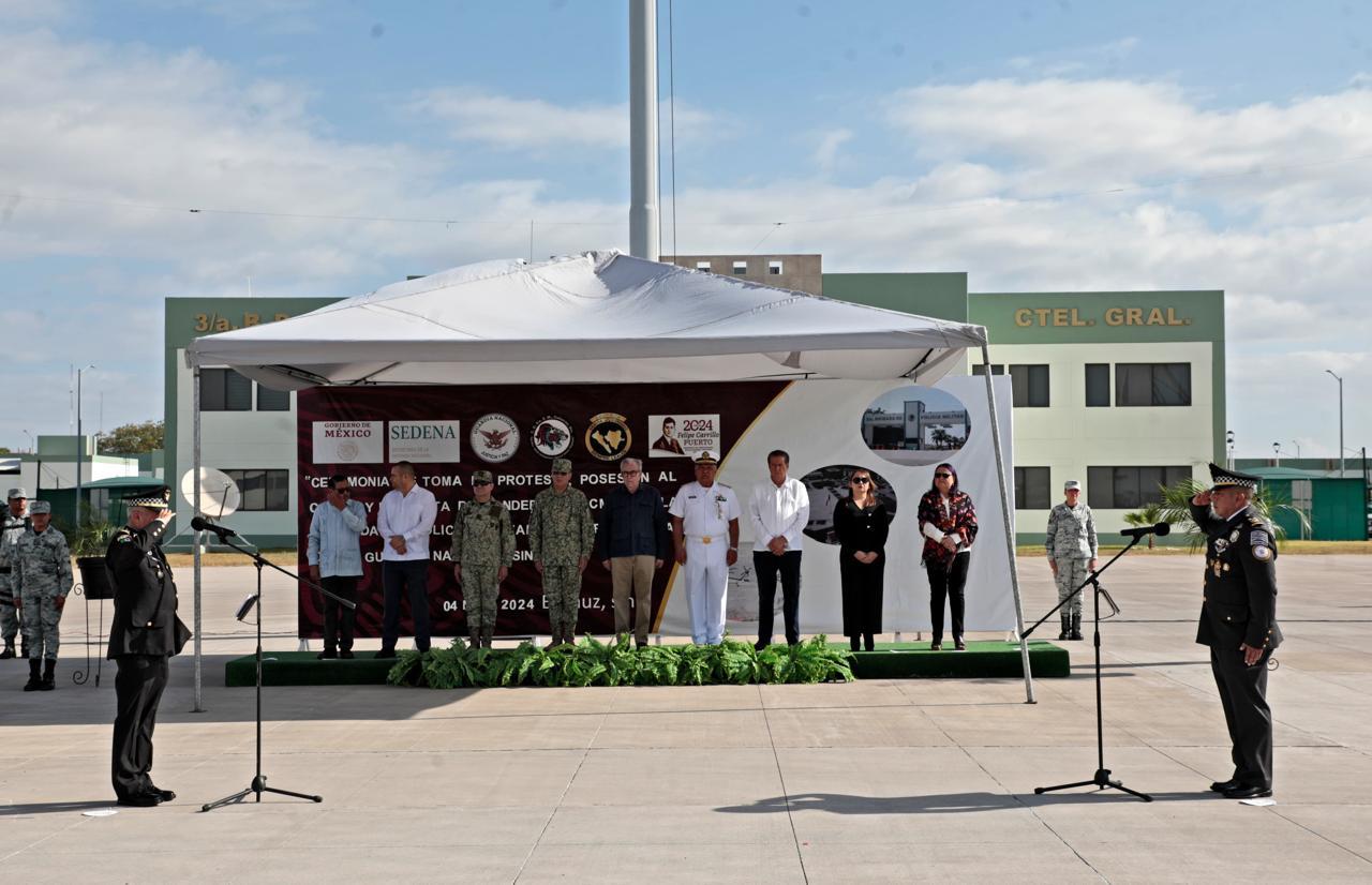 $!Rinde protesta nuevo Coordinador Estatal de la Guardia Nacional en Sinaloa