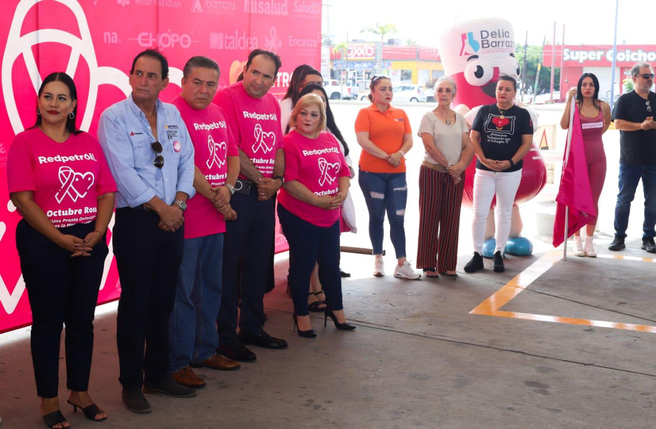 $!Se suma Redpetroil a la lucha contra el cáncer de mama en Mazatlán