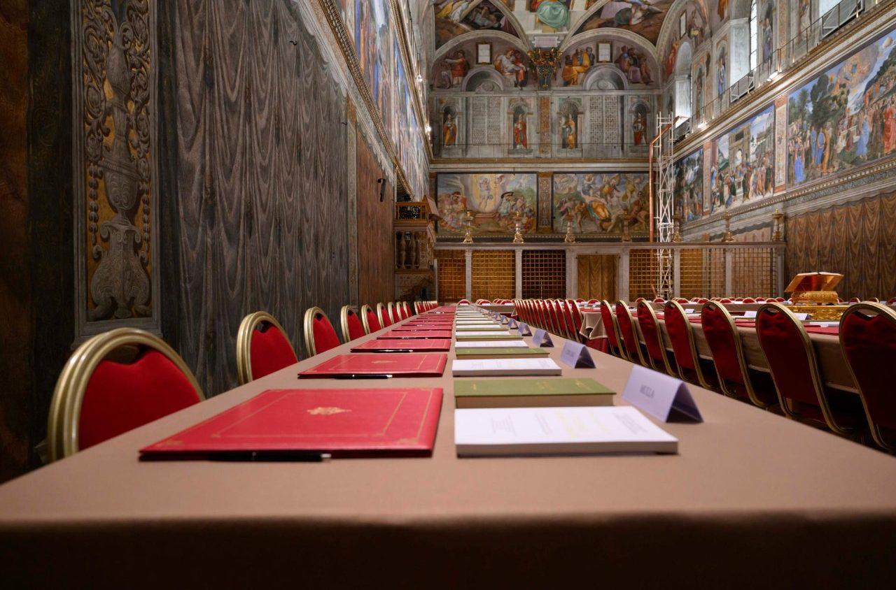 $!La Capilla Sixtina ya está preparada para el Cónclave