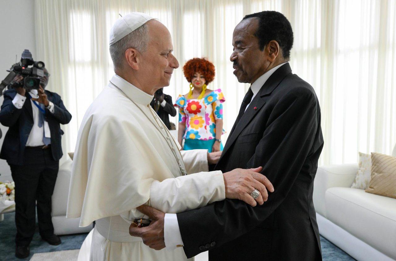 $!El Papa León se despide de Camerún y vuela a Angola