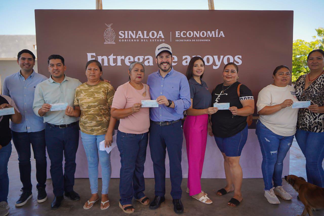 $!Sectores productivos de Altata reciben apoyos económicos de parte del Gobierno de Sinaloa